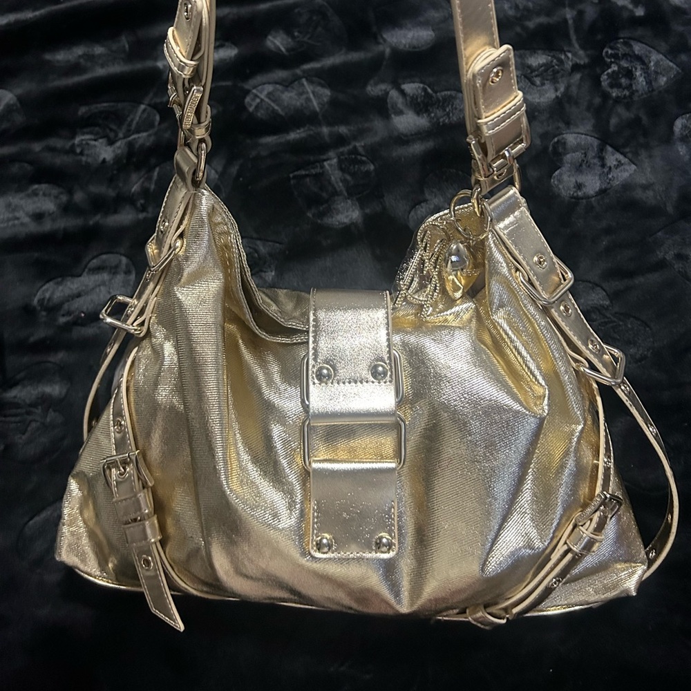 Steve Madden Metallic Gold Shoulder Bag
